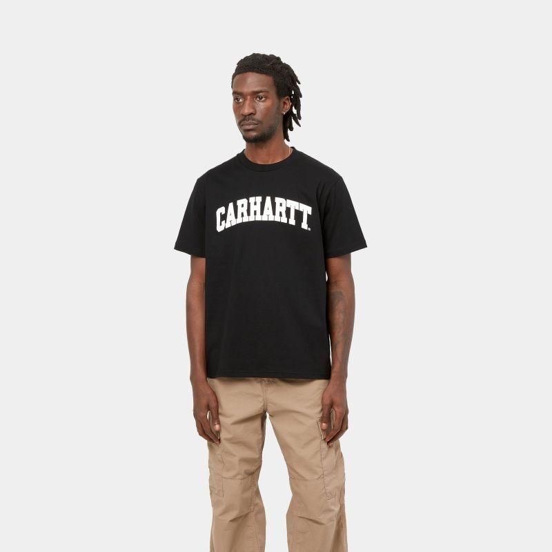 ★Carhartt★ユニバーシティ Tシャツ Carhartt WIP / S/S UNIVERSITY T-SHIRT (Black / White
