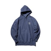 CLUCT / ELMONT [PIGMENT DYE HOODIE]  (BLUE)
