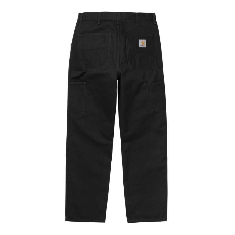 Carhartt WIP / SINGLE KNEE PANT (BLACK / rinsed) - CANVAS