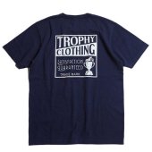 TROPHY CLOTHING - BOX LOGO OD POCKET TEE (NAVY)