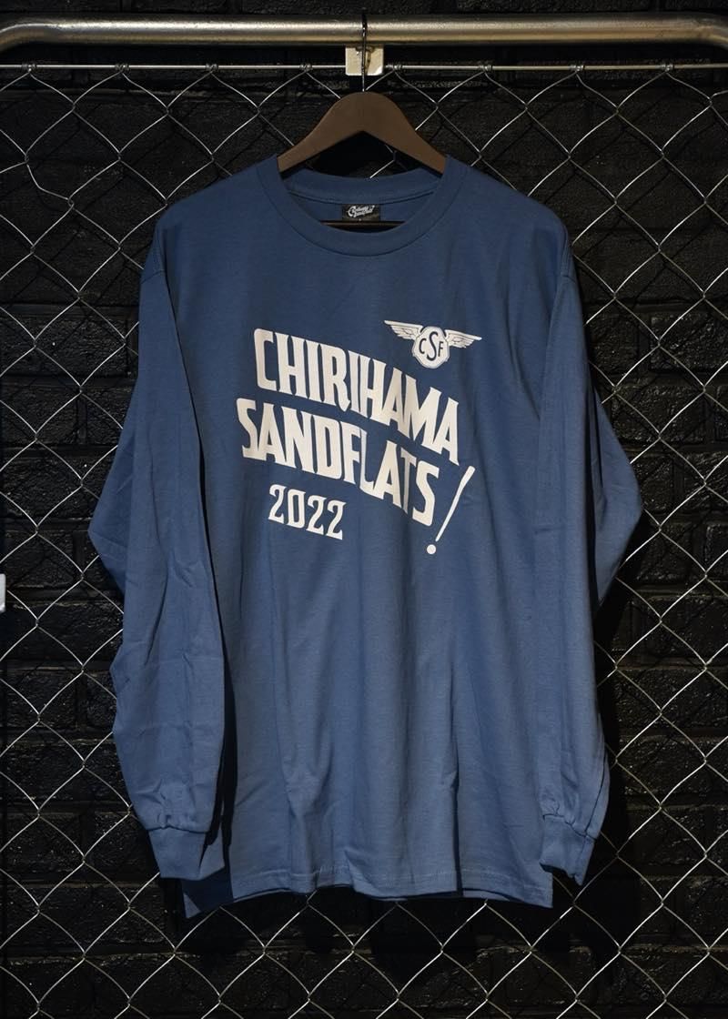 Chirihama Sandflats Official / 2022 Official LS TEE (BLUE