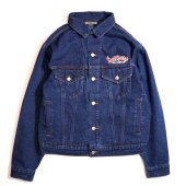 <img class='new_mark_img1' src='https://img.shop-pro.jp/img/new/icons1.gif' style='border:none;display:inline;margin:0px;padding:0px;width:auto;' />EVILACT x CANVAS / HELLBENT MURDERS DENIM TRACKER JACKET.