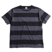 TROPHY CLOTHING - WIDE BORDER S/S TEE (BLACK)