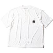 TROPHY CLOTHING - “MONOCHROME” PC HENLEY TEE (WHITE)