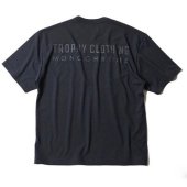 TROPHY CLOTHING - “MONOCHROME” LOGO PC POCKET TEE (BLACK)