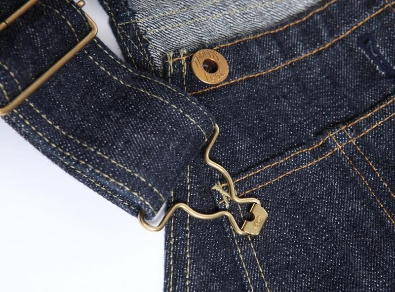 TROPHY CLOTHING - 1603W WKNEE CARPENTER OVERALLS (INDIGO