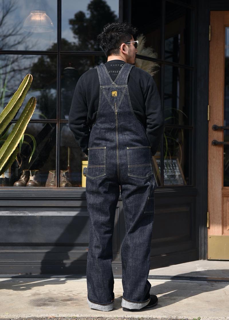 TROPHY CLOTHING - 1603W WKNEE CARPENTER OVERALLS (INDIGO) - CANVAS CLOTHING  ONLINE STORE / 39 Shimeno Kanazawa Ishikawa JAPAN 920-0059