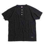 TROPHY CLOTHING -  UTILITY MIL HENLEY TEE (BLACK)