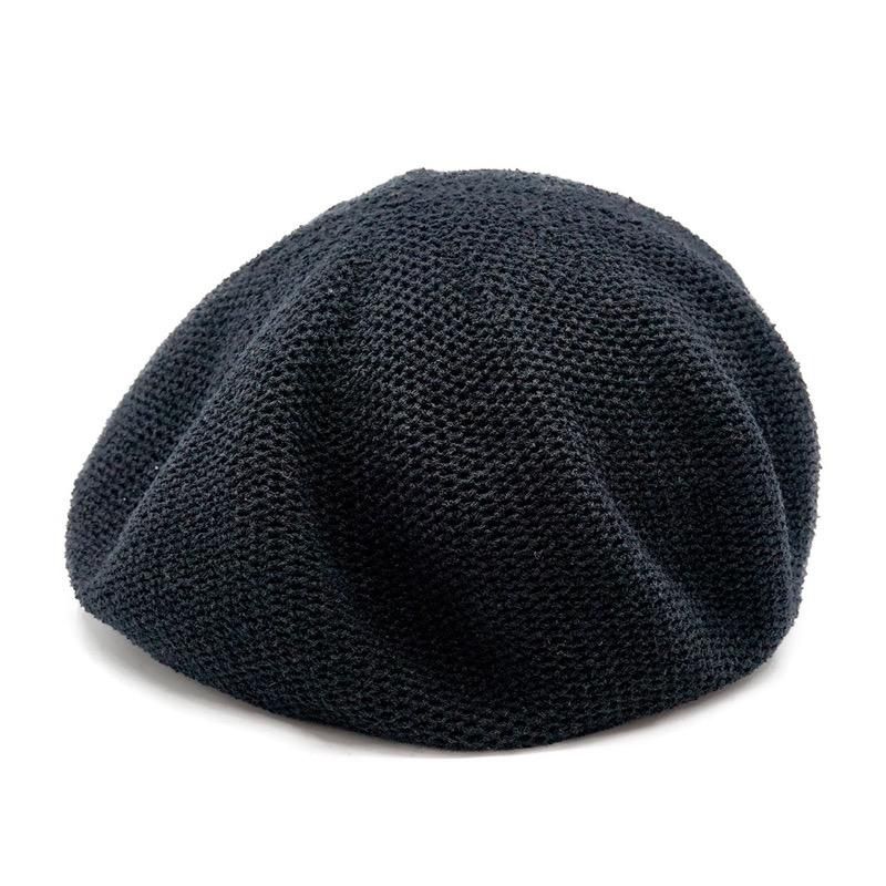 THE H.W. DOG & CO. / 63 BERET 23SS (Black) - CANVAS CLOTHING 