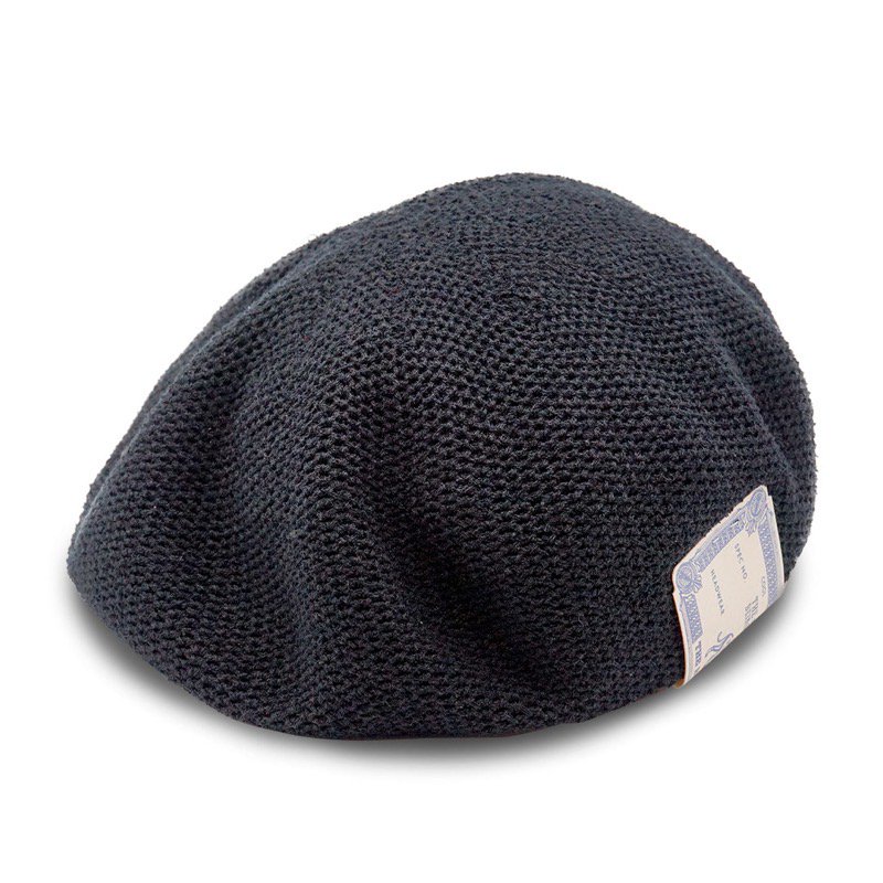 THE H.W. DOG & CO. / 63 BERET 23SS (Black) - CANVAS CLOTHING 