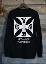<img class='new_mark_img1' src='https://img.shop-pro.jp/img/new/icons50.gif' style='border:none;display:inline;margin:0px;padding:0px;width:auto;' />CANVAS / CVS CROSS POCKET L/S TEE (Black)