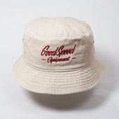 <img class='new_mark_img1' src='https://img.shop-pro.jp/img/new/icons50.gif' style='border:none;display:inline;margin:0px;padding:0px;width:auto;' />GOODSPEED equipment - COTTON BUCKET HAT (PUTTY)
