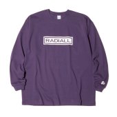 <img class='new_mark_img1' src='https://img.shop-pro.jp/img/new/icons50.gif' style='border:none;display:inline;margin:0px;padding:0px;width:auto;' />RADIALL / Wheels CREW NECK T-SHIRT L/S (PURPLE)