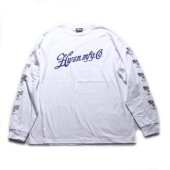 HWZN.MFG.CO. / Emblem Logo L/S Tee shirts (White)