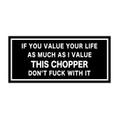 <img class='new_mark_img1' src='https://img.shop-pro.jp/img/new/icons1.gif' style='border:none;display:inline;margin:0px;padding:0px;width:auto;' />EVILACT / DON'T...THIS CHOPPER Sticker.(Black)