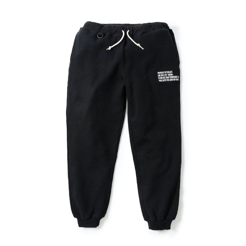 EVILACT - HEAVY SWEAT PANTS (Black) - CANVAS CLOTHING ONLINE STORE