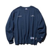 <img class='new_mark_img1' src='https://img.shop-pro.jp/img/new/icons50.gif' style='border:none;display:inline;margin:0px;padding:0px;width:auto;' />CLUCT  RUSSELL CREW SWEAT (Navy)
