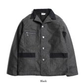 <img class='new_mark_img1' src='https://img.shop-pro.jp/img/new/icons50.gif' style='border:none;display:inline;margin:0px;padding:0px;width:auto;' />TROPHY CLOTHING - RAIL ROADER CHORE JACKET (BLACK)