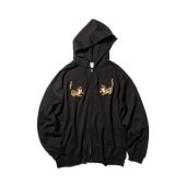 <img class='new_mark_img1' src='https://img.shop-pro.jp/img/new/icons50.gif' style='border:none;display:inline;margin:0px;padding:0px;width:auto;' />CLUCT / TIGER [ZIP HOODIE] (Black)