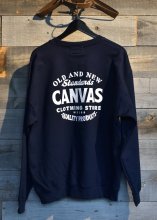 <img class='new_mark_img1' src='https://img.shop-pro.jp/img/new/icons1.gif' style='border:none;display:inline;margin:0px;padding:0px;width:auto;' />CANVAS / STANDARD 2 LOGO CREW SWEAT (Navy)