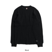 TROPHY CLOTHING - HEAVY WAFFLE MIL L/S TEE (BLACK)