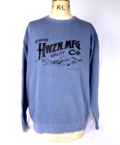 HWZN.MFG.CO.  / On The Road Garment Dyed Crewneck sweat Shirts (Stone Blue)