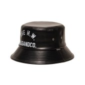 THE H.W. DOG & CO. / LEATHER HAT (Black)