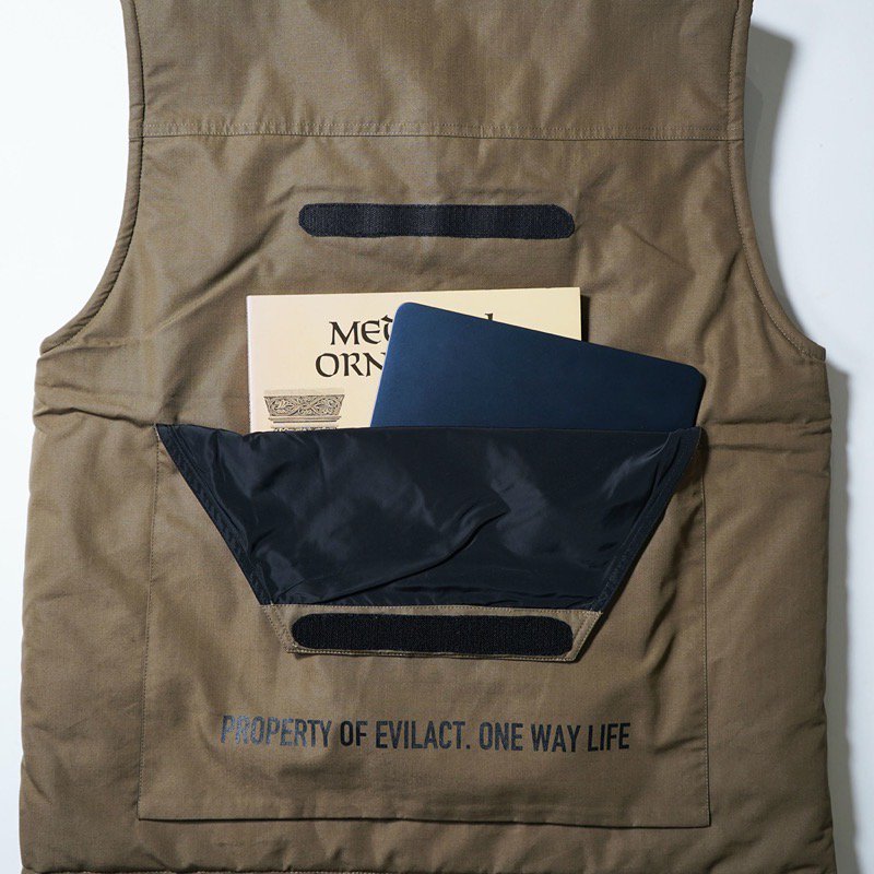 EVILACT / TACTICAL VEST (Khaki) - CANVAS CLOTHING ONLINE STORE