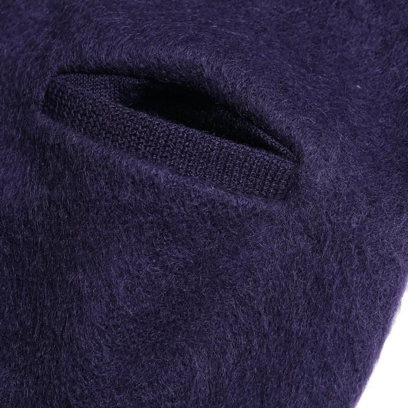 TROPHY CLOTHING - MOHAIR KNIT CARDIGAN (BLACK) - CANVAS