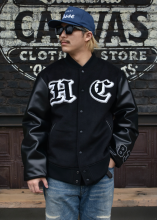 <img class='new_mark_img1' src='https://img.shop-pro.jp/img/new/icons1.gif' style='border:none;display:inline;margin:0px;padding:0px;width:auto;' />HWZN.MFG.CO. x CANVAS / VARSITY JACKET (ͽ)