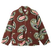 <img class='new_mark_img1' src='https://img.shop-pro.jp/img/new/icons1.gif' style='border:none;display:inline;margin:0px;padding:0px;width:auto;' />OBEY / PAISLEY SHERPA JACKET(SEPIA MULTI)