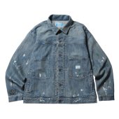 <img class='new_mark_img1' src='https://img.shop-pro.jp/img/new/icons50.gif' style='border:none;display:inline;margin:0px;padding:0px;width:auto;' />Liberaiders®︎ / STAMPED DENIM JACKET (Dark Blue)