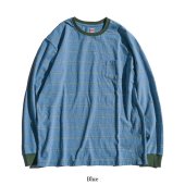 <img class='new_mark_img1' src='https://img.shop-pro.jp/img/new/icons1.gif' style='border:none;display:inline;margin:0px;padding:0px;width:auto;' />TROPHY CLOTHING - MULTI BORDER L/S TEE(BLUE)