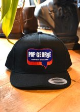 POP GEORGE / SNAPBACK CAP.(Black)