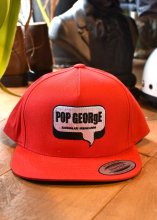 POP GEORGE / SNAPBACK CAP.(Red)