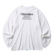 <img class='new_mark_img1' src='https://img.shop-pro.jp/img/new/icons1.gif' style='border:none;display:inline;margin:0px;padding:0px;width:auto;' />Liberaiders®︎ / HEADQUATERS L/S TEE (White)