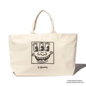 CLUCT / #H [TOTE BAG] Keith Haring.(Cream)