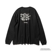 CLUCT / #D [L/S TEE] Keith Haring.(Black)
