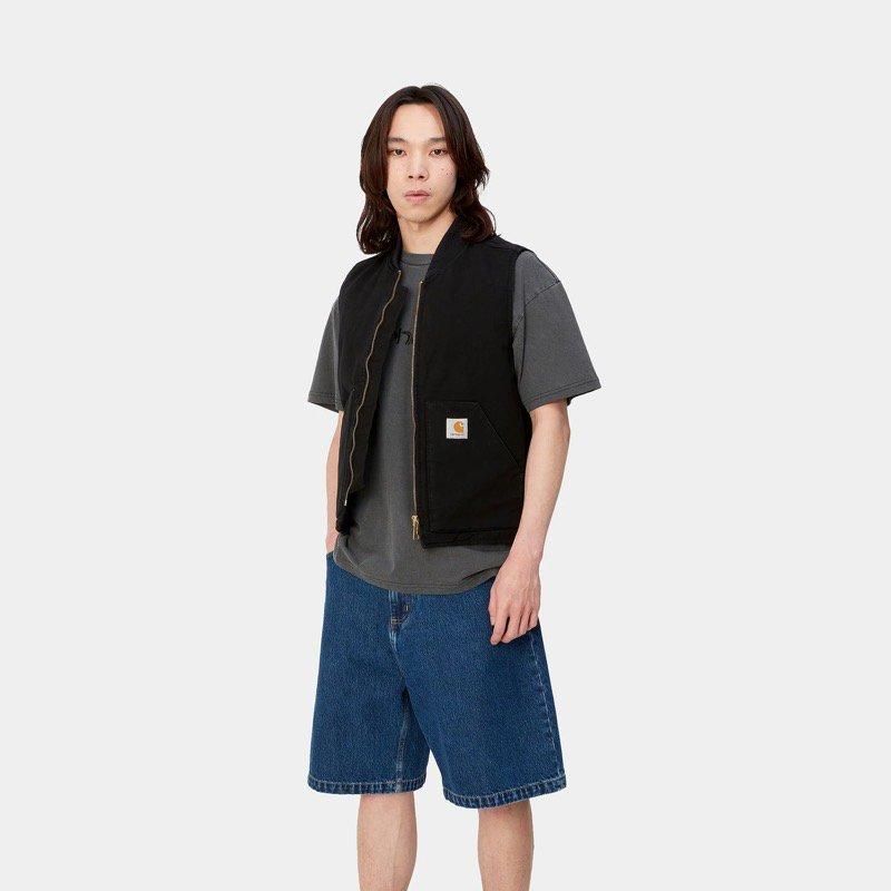 タグ付新品！ Carhartt WIP CLASSIC VEST rinsed Carhartt WIP - Classic Vest - Black Rinsed | Hardpressed