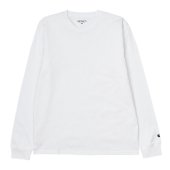 <img class='new_mark_img1' src='https://img.shop-pro.jp/img/new/icons1.gif' style='border:none;display:inline;margin:0px;padding:0px;width:auto;' />Carhartt WIP / L/S Base T-Shirt (WHITE)