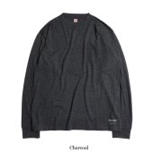 TROPHY CLOTHING - BREATH WOOL POCKET L/S TEE (CHARCOAL)