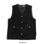 <img class='new_mark_img1' src='https://img.shop-pro.jp/img/new/icons1.gif' style='border:none;display:inline;margin:0px;padding:0px;width:auto;' />TROPHY CLOTHING - RANCHER STEERHIDE VEST (ROUGH OUT)