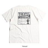 TROPHY CLOTHING - BOX LOGO OD POCKET TEE (NATURAL)
