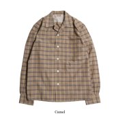 <img class='new_mark_img1' src='https://img.shop-pro.jp/img/new/icons1.gif' style='border:none;display:inline;margin:0px;padding:0px;width:auto;' />TROPHY CLOTHING - TOWN CRAFT CHECK L/S SHIRT (CAMEL)
