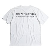 TROPHY CLOTHING - MONOCHROME LOGO RD POCKET TEE (WHITE)