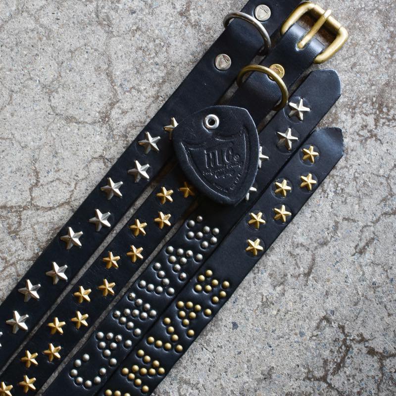 HTC x CANVAS - Narrow supper small stars Studded Belt(Brass) - CANVAS  CLOTHING ONLINE STORE / 39 Shimeno Kanazawa Ishikawa JAPAN 920-0059