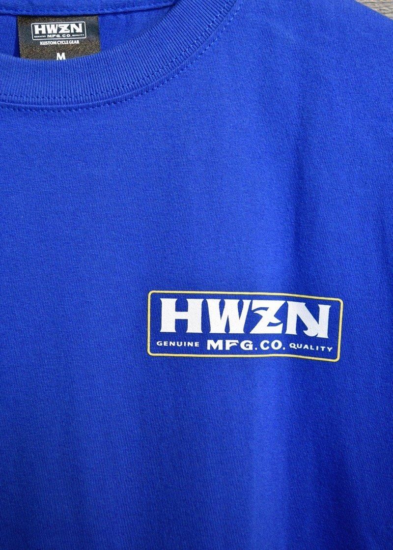 HWZN.MFG.CO.(HWZN BROSS) - BOX LOGO TEE SHIRTS (Blue