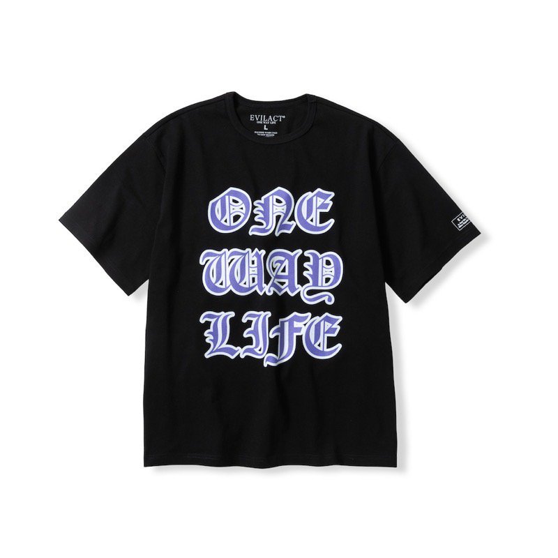 EVILACT / ONE WAY LIFE SS (Black) - CANVAS CLOTHING ONLINE STORE / 39  Shimeno Kanazawa Ishikawa JAPAN 920-0059