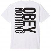 <img class='new_mark_img1' src='https://img.shop-pro.jp/img/new/icons50.gif' style='border:none;display:inline;margin:0px;padding:0px;width:auto;' />OBEY / OBEY NOTHING (White)