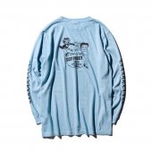 CLUCT / POSSE [DYED L/S TEE] (LT.Blue)